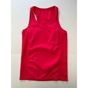 Sweaty Betty Athlete Seamless Gym Tank Racerback Hot Pink Wicking Size Medium*